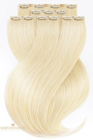 Clip-in Extensions Diamond Line Platinblond