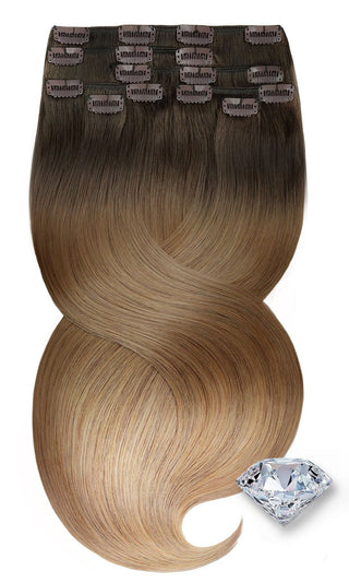Clip-in Extensions Diamond Line Dark Blond.