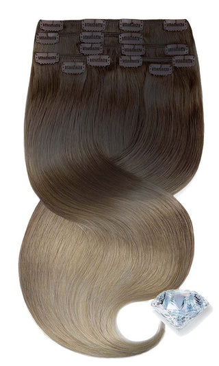 Clip-in Extensions Diamond Line Dirty Blond.