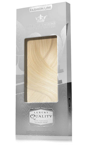 CLIP-IN EXTENSIONS LUXURY  SOMBRÉ BALAYAGE Honigblond & Platinblond.