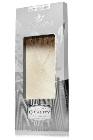 CLIP-IN EXTENSIONS LUXURY  KURZER-ANSATZ FASHION LINE Natur-Goldbraun & Hellblond.
