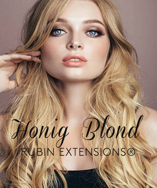 One-Piece / Halo Haarteil Extensions Honigblond.