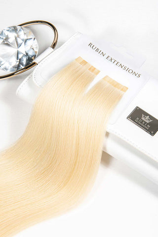 Keratin Bondings Haarsträhnen Goldblond Pro-Deluxe Line.