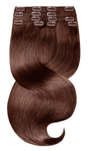 CLIP-IN EXTENSIONS LUXURY   Mahagoni-Braun