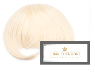 STIRNFRANSEN Silberblond Fringe Extensions