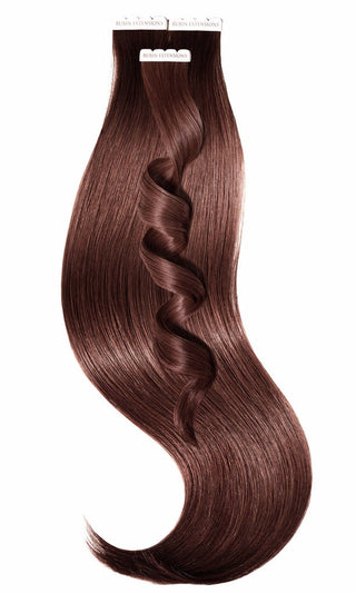 Mahagoni Braun Keratin Bonding Premium Hair Extensions