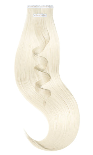 Premium Tape-in Platinblond Extensions